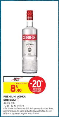 PREMIUM VODKA SOBIESKI