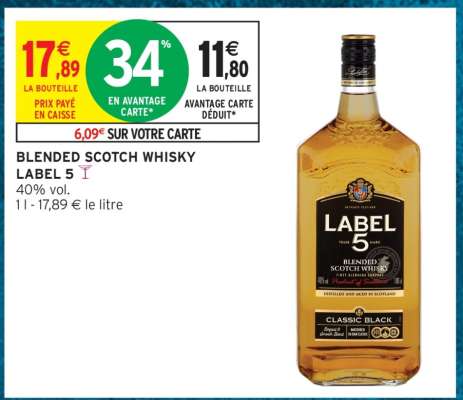 BLENDED SCOTCH WHISKY LABEL 5