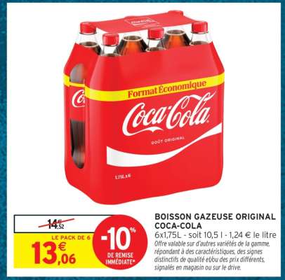 BOISSON GAZEUSE ORIGINAL COCA-COLA