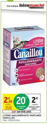 LITIÈRE AGGLOMÉRANTE PARFUMÉE CANAILLOU