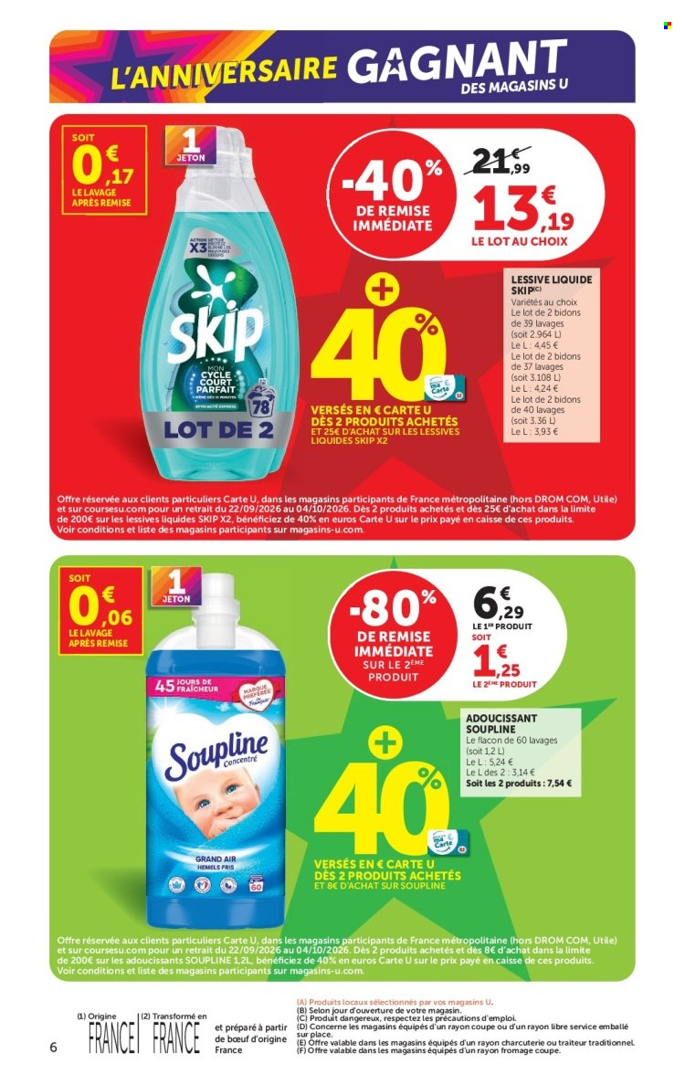 Catalogue SUPER U - 22/09/2026 - 04/10/2026. Page 6