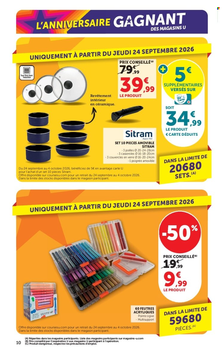 Catalogue SUPER U - 22/09/2026 - 04/10/2026. Page 10