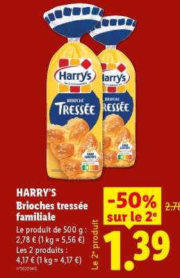 HARRY’S Brioches tressée familiale