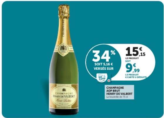 CHAMPAGNE AOP BRUT HENRY DE VALBERT