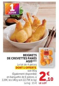 BEIGNETS DE CREVETTES PANÉS “AGIS”