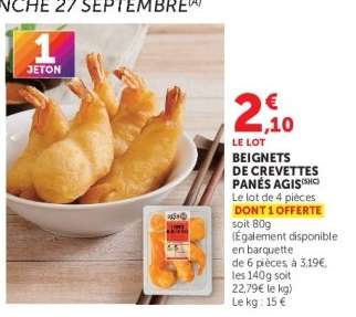 BEIGNETS DE CREVETTES PANÉS “AGIS”