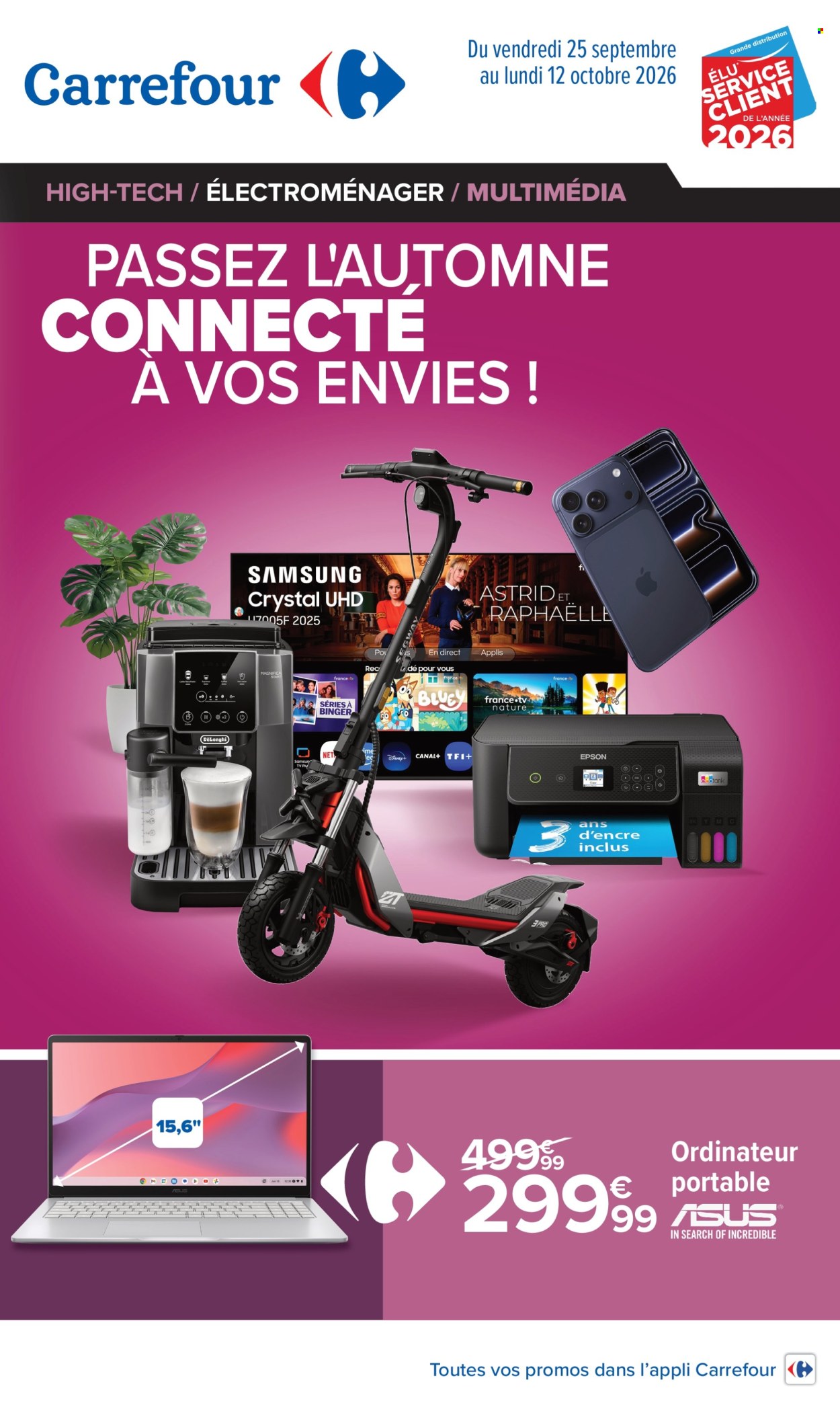 Catalogue Carrefour Hypermarchés - 25/09/2026 - 12/10/2026. Page 1