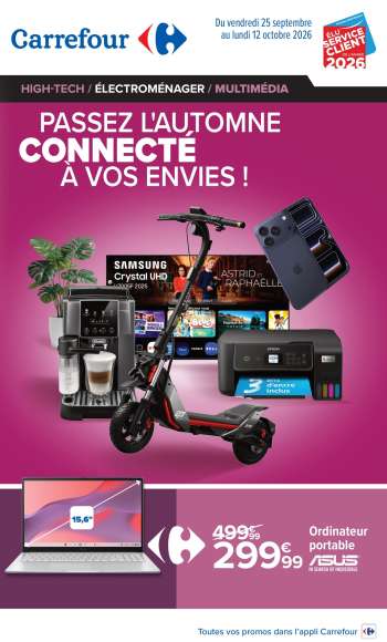 Catalogue Carrefour Hypermarchés - 25/09/2026 - 12/10/2026.