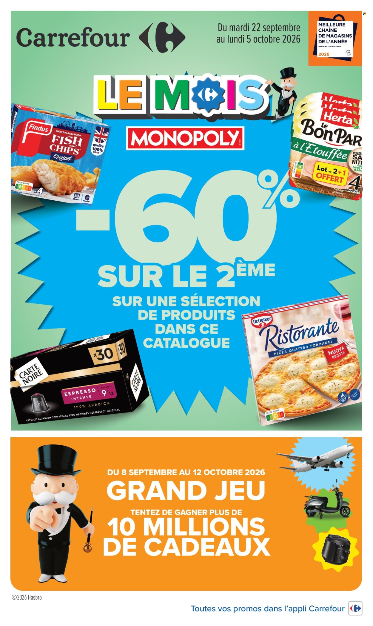 Catalogue Carrefour Hypermarchés - 22/09/2026 - 05/10/2026. Page 1