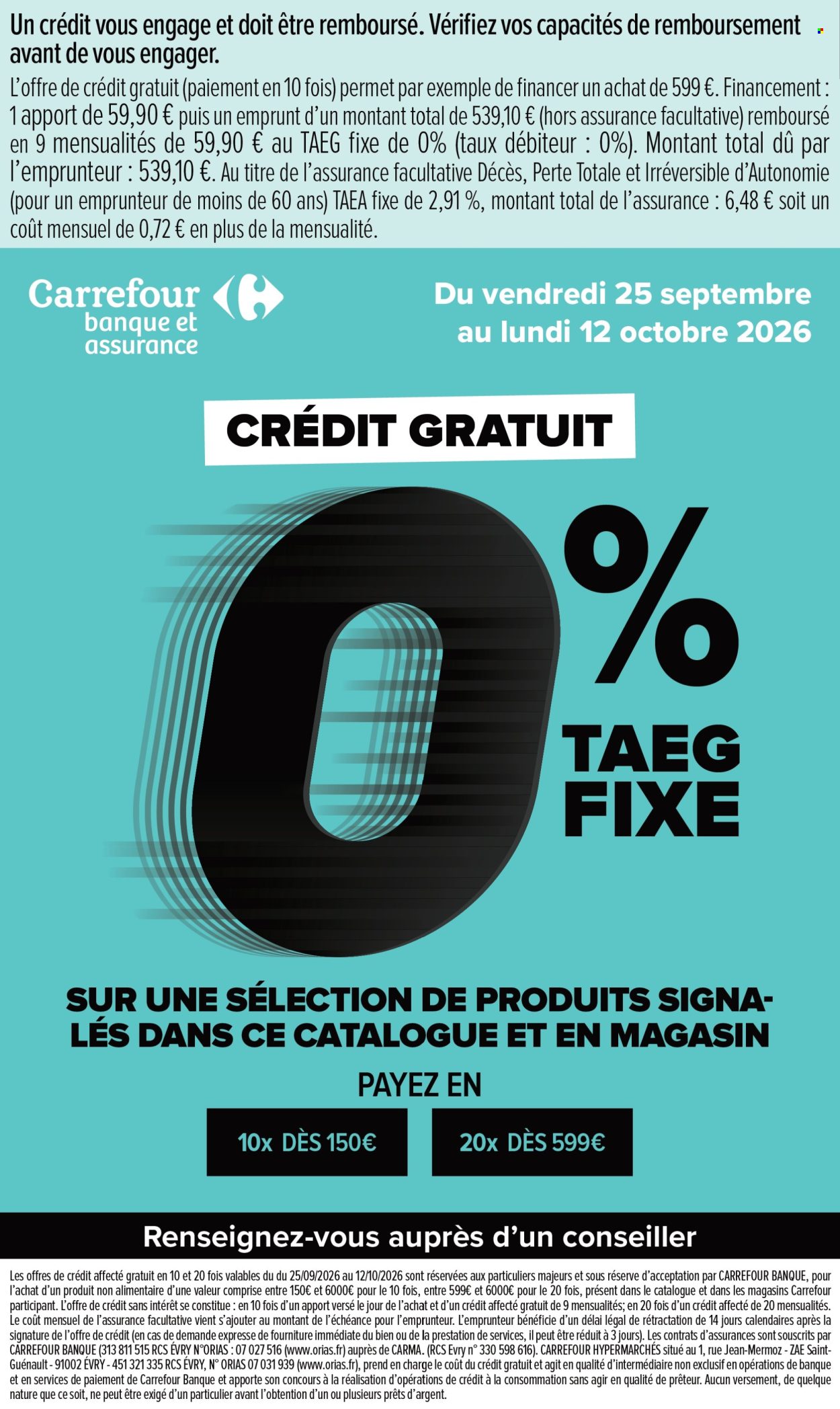 Catalogue Carrefour Hypermarchés - 25/09/2026 - 12/10/2026. Page 18