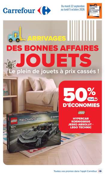 Catalogue Carrefour Hypermarchés - 22/09/2026 - 05/10/2026.