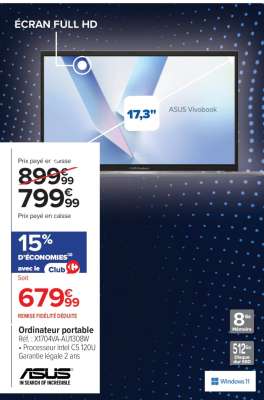 Ordinateur portable ASUS Vivobook
