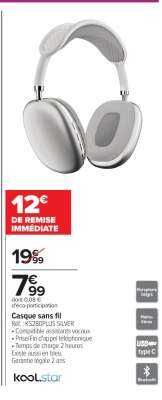 Casque sans fil