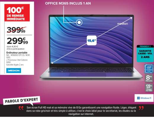 Ordinateur portable MEDION