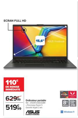 Ordinateur portable ASUS Vivobook