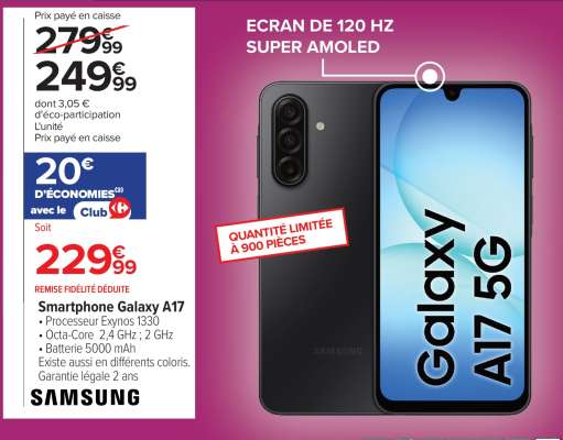 Smartphone Galaxy A17