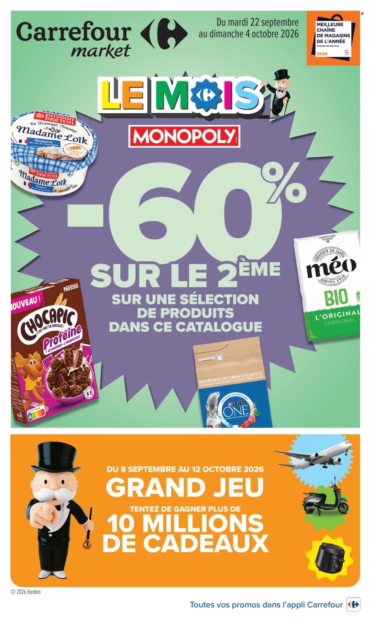 Catalogue Carrefour Market - 22/09/2026 - 04/10/2026. Page 1