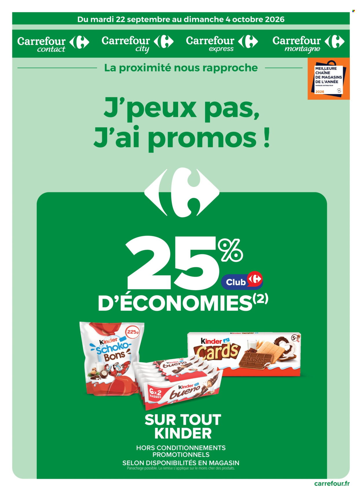 Catalogue Carrefour - 22/09/2026 - 04/10/2026. Page 1