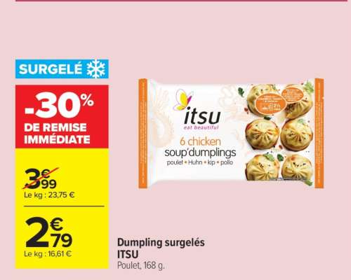 Dumpling surgelés ITSU
