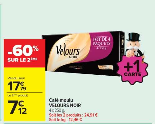 Café Moulu Velours Noir