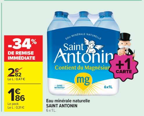 Eau Minérale Naturelle Saint Antonin