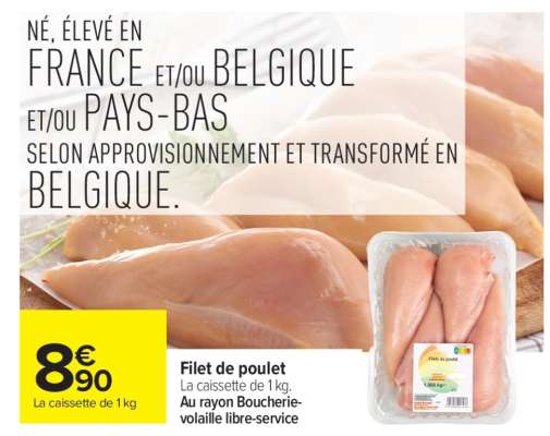 FILET DE POULET