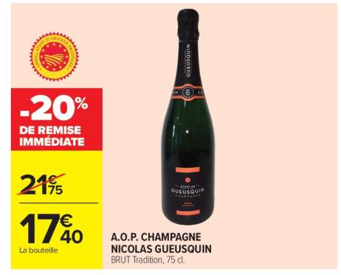 A.O.P. CHAMPAGNE NICOLAS GUEUSQUIN