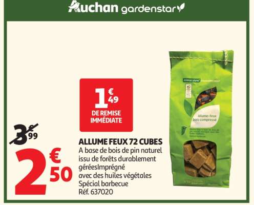 ALLUME FEUX 72 CUBES