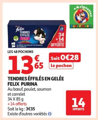 TENDRES EFFILÉS EN GELÉE “FELIX PURINA”