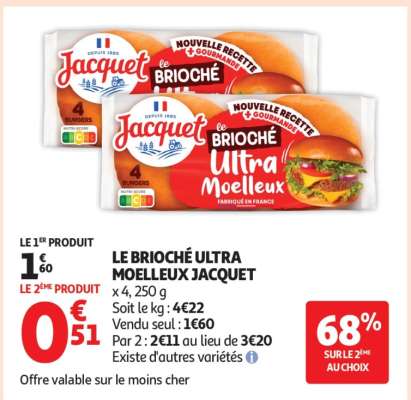 LE BRIOCHÉ ULTRA MOELLEUX JACQUET