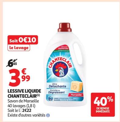LESSIVE LIQUIDE "CHANTECLAIR"