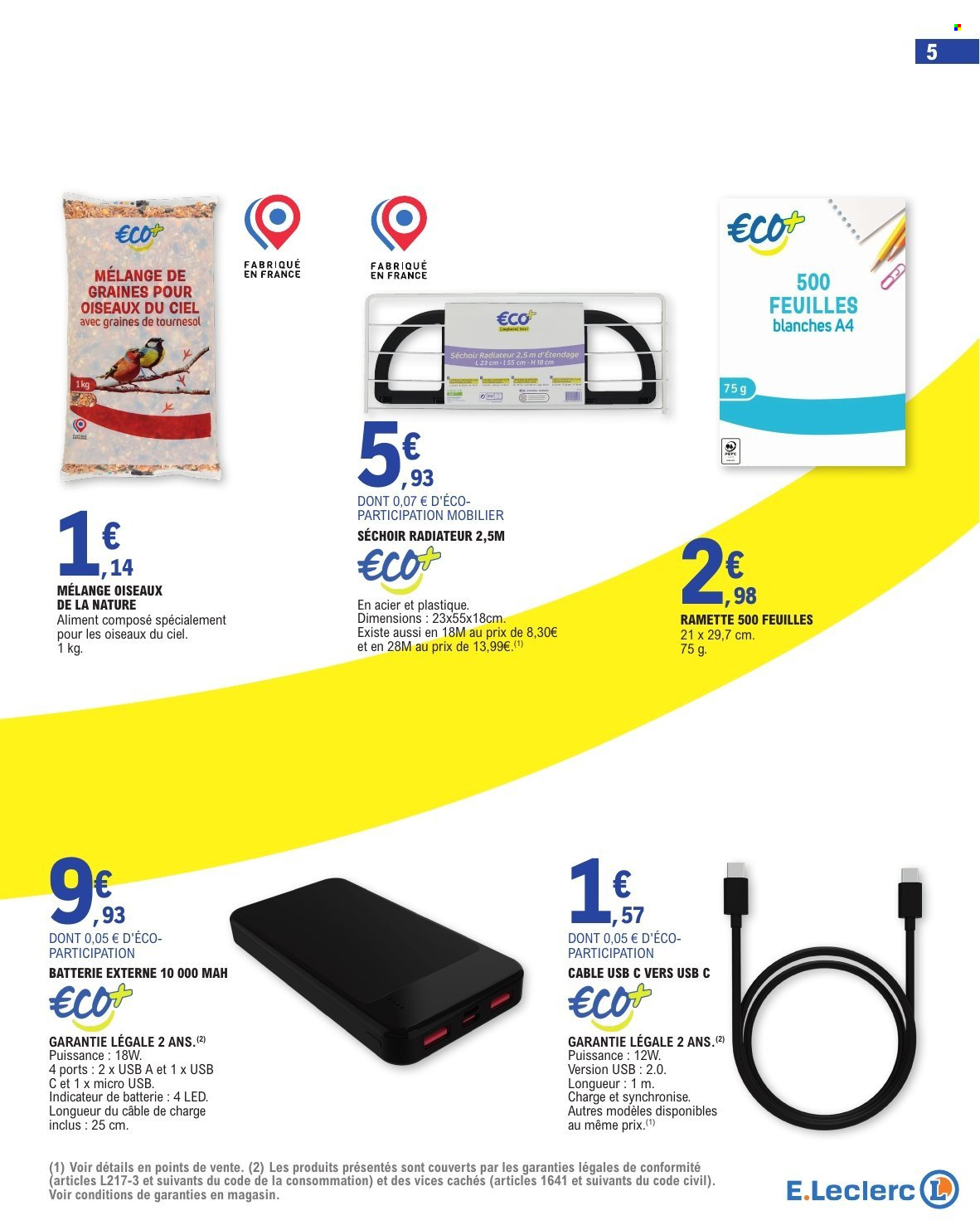 Catalogue E.Leclerc - 22/09/2026 - 03/10/2026. Page 5