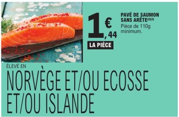PAVÉ DE SAUMON SANS ARÊTE