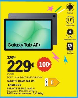 Tablette Galaxy tab A11