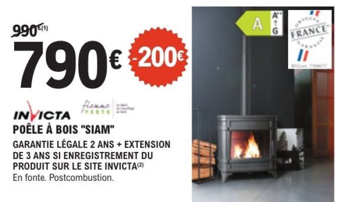 Poêle à bois 'Siam'