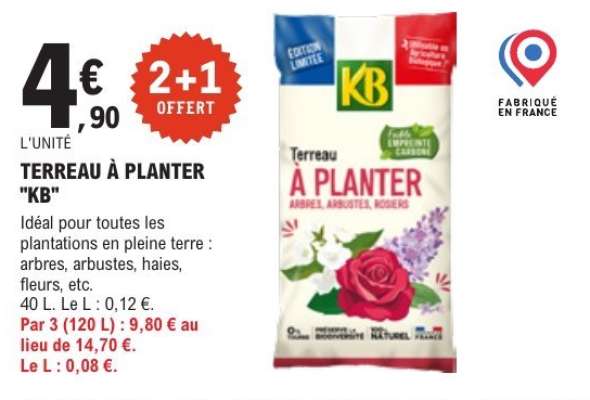 TERREAU À PLANTER “KB”