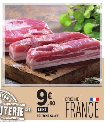 Poitrine salée