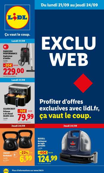 Catalogue Lidl - 21/09/2026 - 24/09/2026.