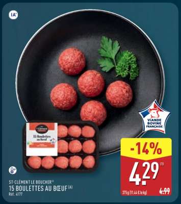 15 Boulettes au Bœuf
