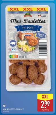 MINI BOULETTES DE PORC