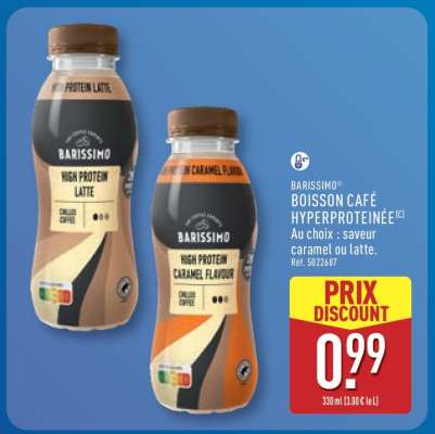 BARISSIMO® BOISSON CAFÉ HYPERPROTÉINÉE