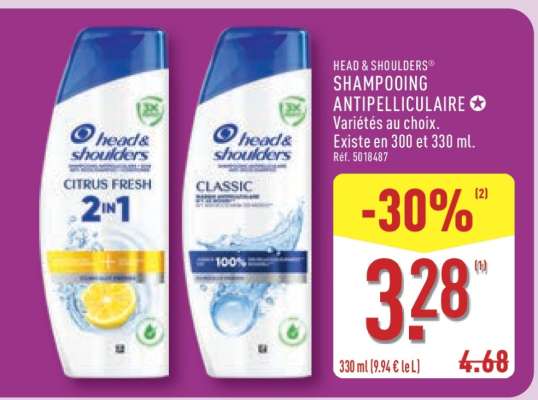 HEAD & SHOULDERS Shampooing antipelliculaire