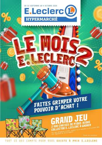 Catalogue E.Leclerc - 22/09/2026 - 04/10/2026.