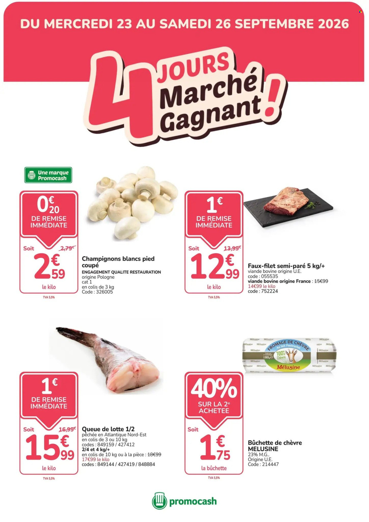 Catalogue Promocash - 23/09/2026 - 26/09/2026. Page 1