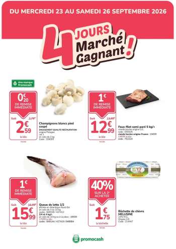 Catalogue Promocash - 23/09/2026 - 26/09/2026.