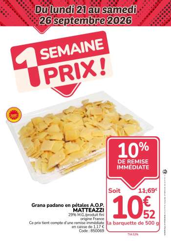 Catalogue Promocash - 21/09/2026 - 26/09/2026.