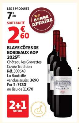 BLAYE CÔTES DE BORDEAUX AOP 2025