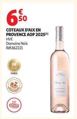 COTEAUX D'AIX EN PROVENCE AOP 2025