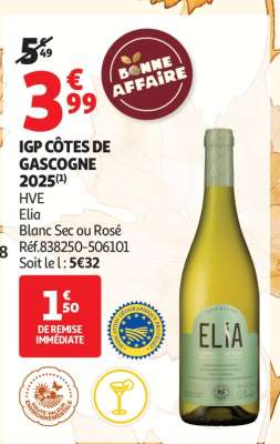IGP CÔTES DE GASCOGNE 2025