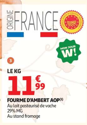 Fourme D'ambert Aop